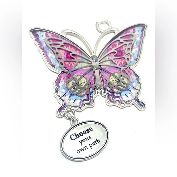 GANZ Other - Ganz Car Ornament Hanging Butterfly with Sentiment New with tags 18 choices